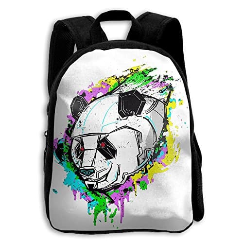 The Children's Panda Robot Graffiti Backpack