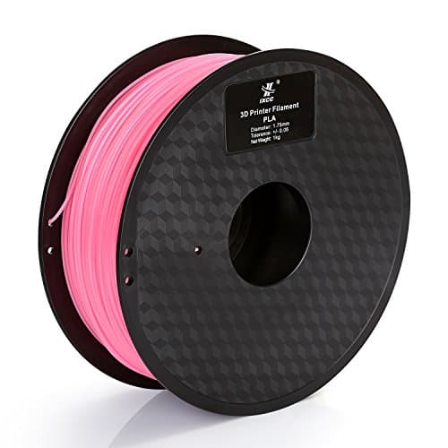 iXCC Basic Series PLA 3D Printer Filament 1.75mm Diameter (Dimensional Accuracy +/- 0.05mm) - 1kg Spool (Approximately 2.2 lbs) [Pink]