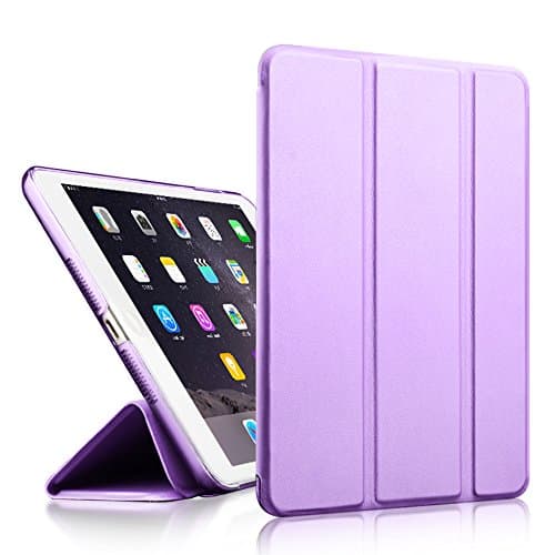 iPad mini Case, iPad mini 2 cases, iPad mini 3 cover, Proboths Smart Stand with Auto Sleep/Wake Magnetic PU Leather Hard Case for Apple iPad mini 1/2/3 Purple
