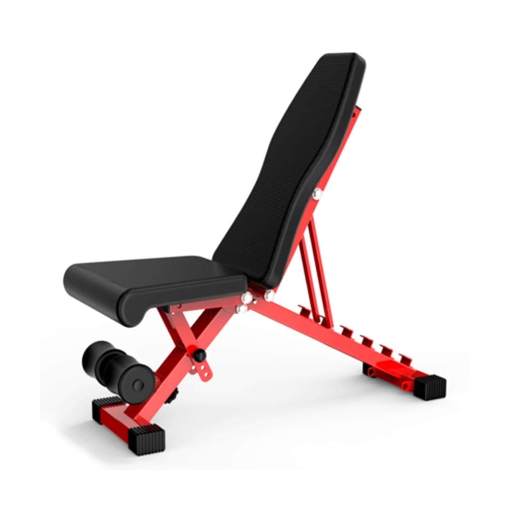 MBDXHJ Workout Bench Adjustable Multi-Function Exercise Bench, Load Bearing 220lbs, Foldable Workout Bench, Adjustable Weight Bench, Home/Gym Fitness Equipment for Full Body Exercise