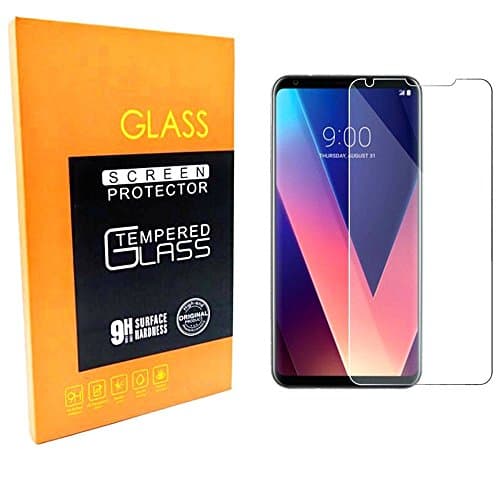LG V30 Screen Protector, [Case Friendly] [2 Pack] [Bubble Free] HD Protective Film Shield Guard Tempered Glass Screen Protector For LG V30 (Clear)