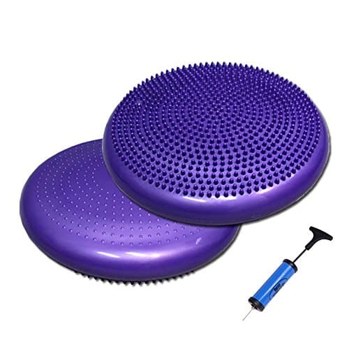 Versatile Air Stability Cushion with Pump Purple