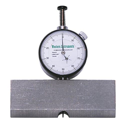 Western Instruments N88-3-M Metric Basic Plus Pit Gauge, Centre Mount 3.5" (89mm) Blade, Complete Kit