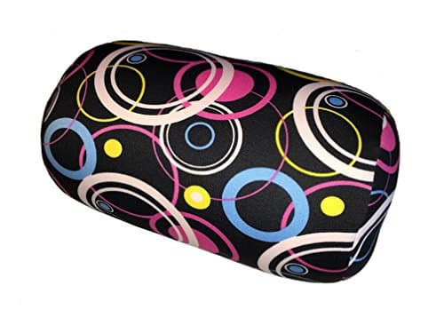 Microbead Bolster Cylindrical Pattern Roll Pillow (Cosmic Wave)