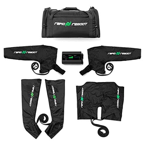 Rapid Reboot Complete Package: Compression Boot, Arm, Hip, Pump, Duffel. Sequential air Compression Therapy for Improved Circulation and Workout Recovery for Athletes