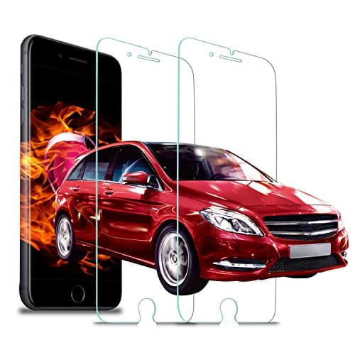 2-Pack iPhone 7 Plus Glass Screen Protector, YepTech 0.22mm Slim 9H Hardness Bubble Free, Anti-Fingerprint, Oil Stain, Scratch Coating