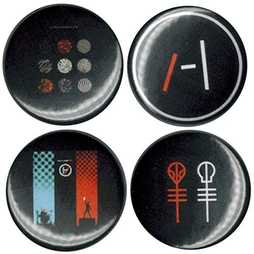 21 Pilots 1" Button Set Pinback Button/Badge Set! Hip pinback Fashion Accessory
