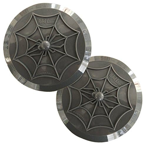 2 PACK - 4½ Inch (11.5cm) Unique Fun Practical and Functional Silicone Spider Plug and Tub Stopper for Kitchen Laundry and Bath