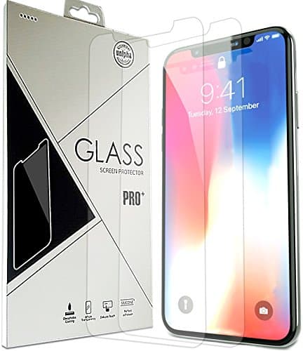 ME Screen Protector For iPhone X[2-Pack] Most Advanced NEW Technology for High Sensitivity, [Anti Scratch][9H Hardness HD Screen Tempered Glass][Easy Bubble Free Installation]