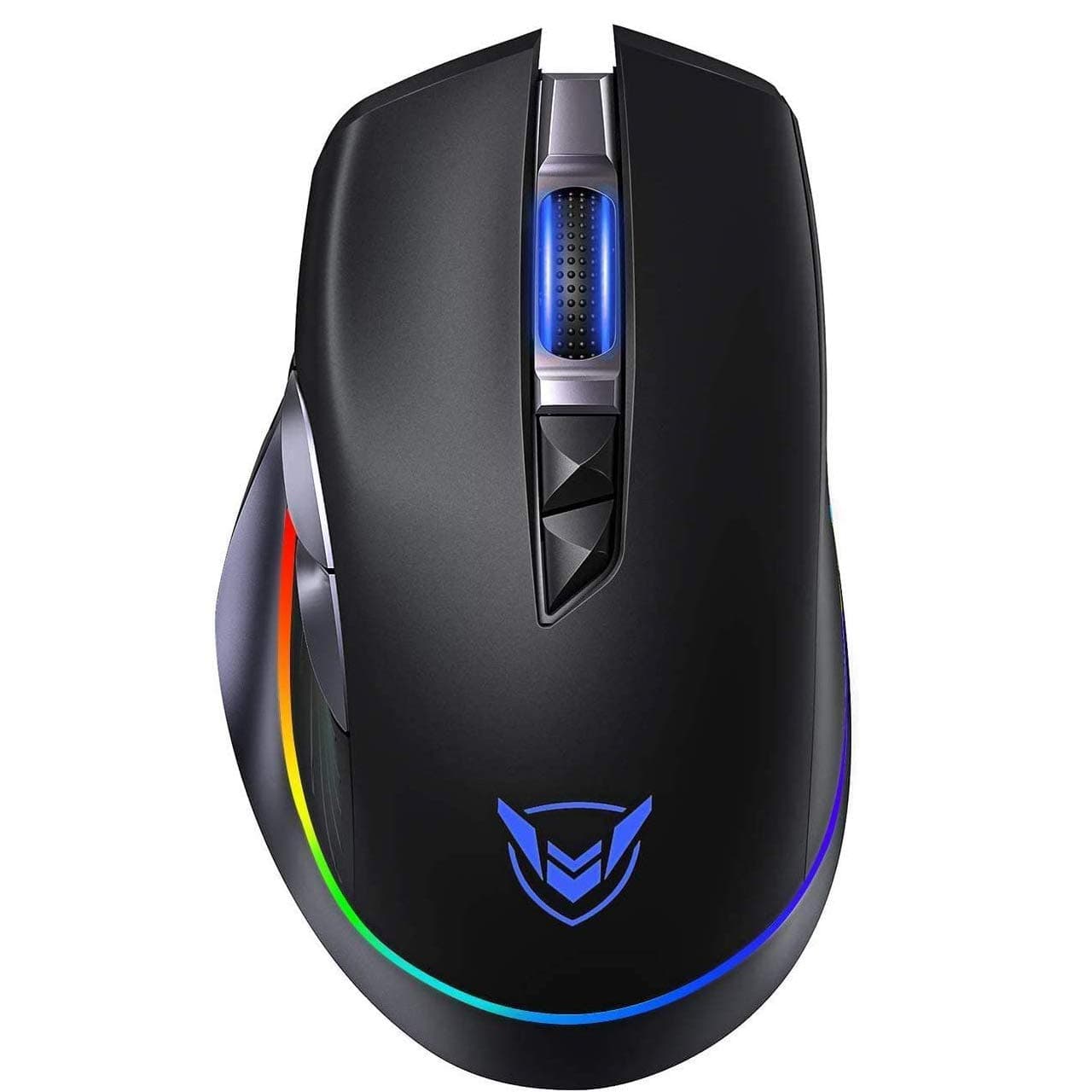 Holife Gaming Mouse RGB Wireless Mouse Programmable Button Type C Interface Ergonomic Adjustable Weight 10000 DPI -255 Wireless & Wired RGB Mouse Ergonomisch