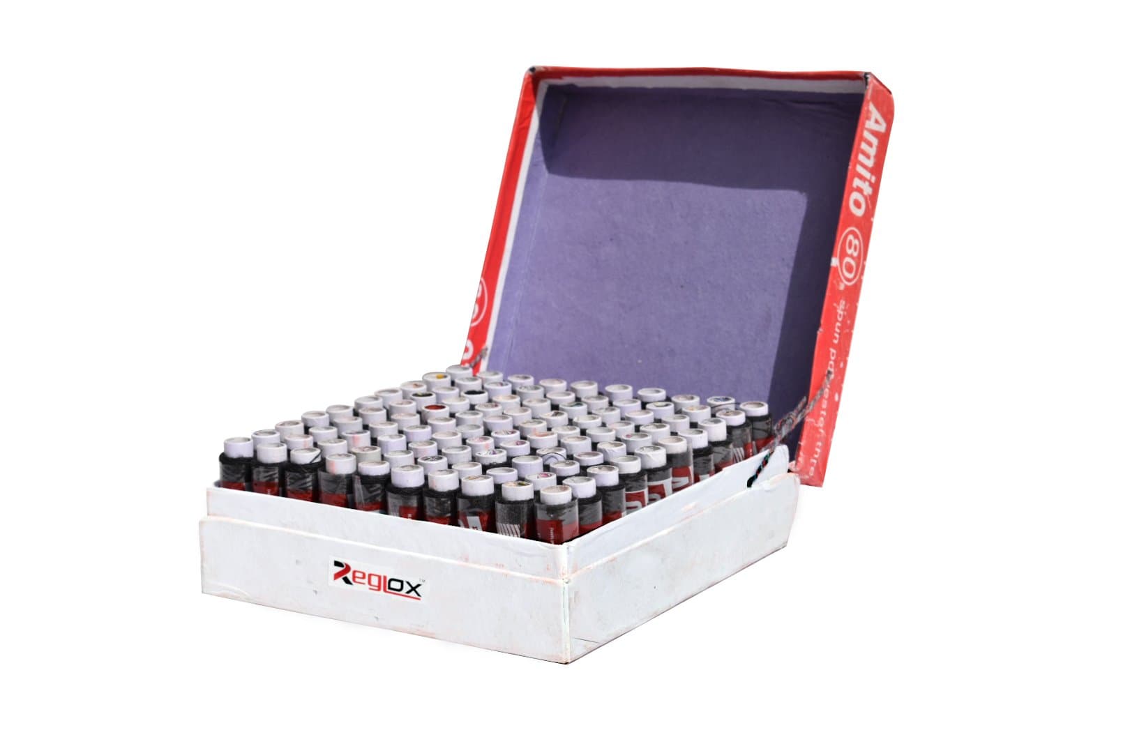 Reglox 100 Thread Spools 150 Meter Each Sewing Thread - (Black)