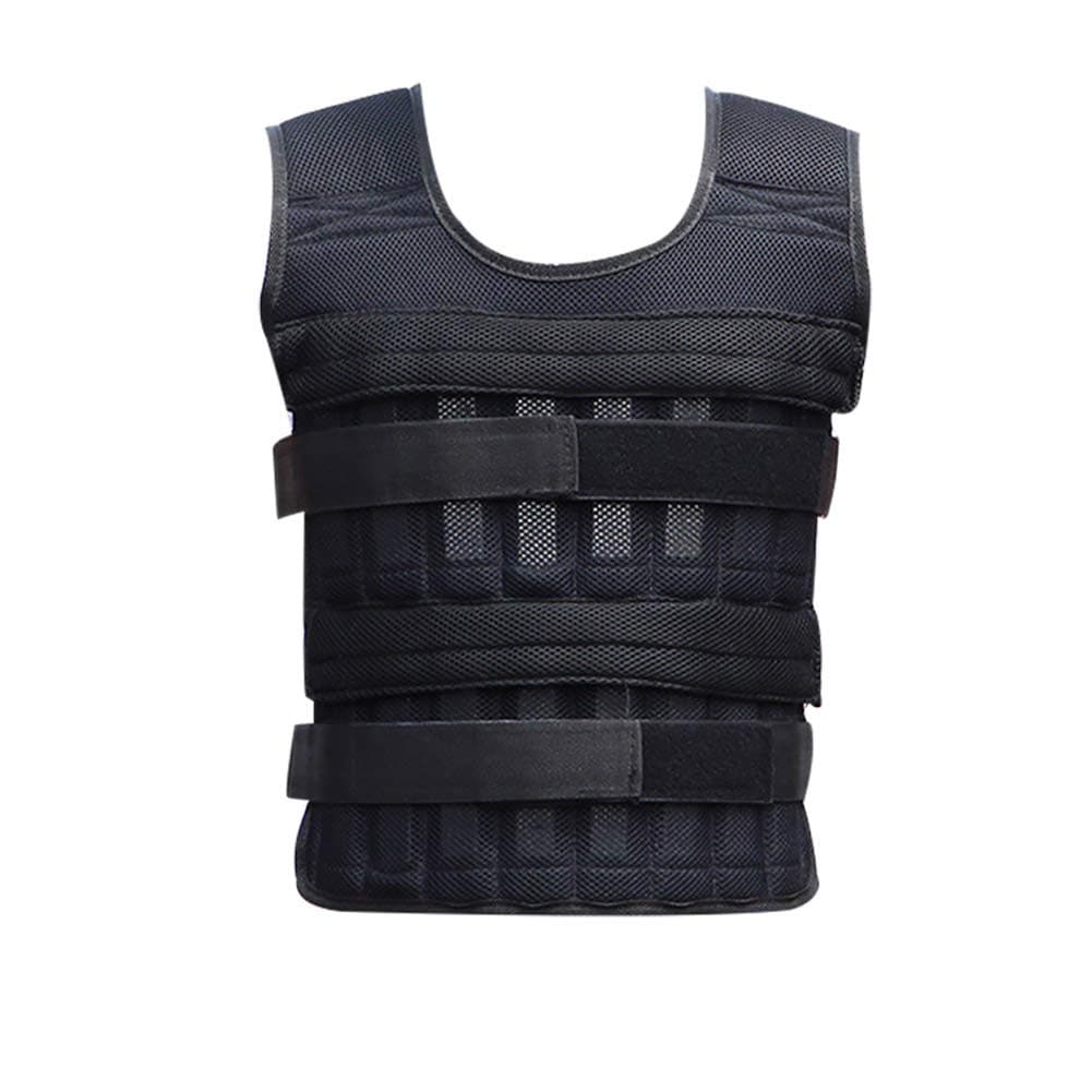 ZaRoing 20kg Weighted Vest Adjustable Loading Weight Jacket Exercise Weightloading Vest Boxing Training Waistcoat