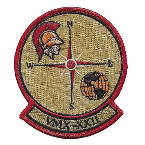 USMC VMX-22 OPERATIONAL TEST AND EVALUATION SQUADRON PATCH - Color - NON REGULATION
