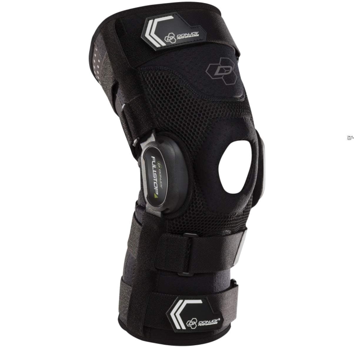 DonJoy Performance Bionic Fullstop ACL Knee Brace – 4 Points of Leverage Hinged Knee Support for Ligament Protection, Injuries, Prevent Knee Hyperextension for Football, Soccer, Lacrosse, Contact Sports