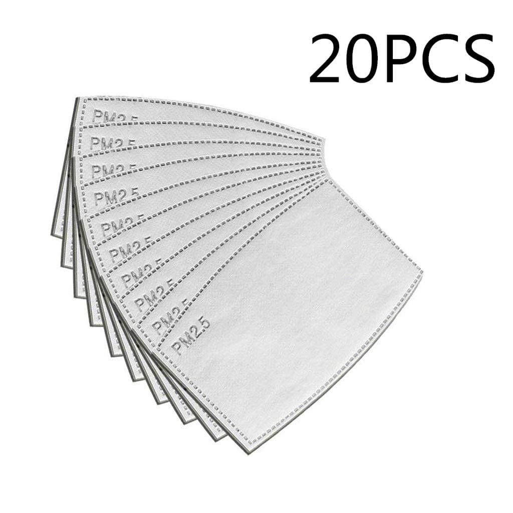 PM2.5 replaceable activated carbon filter antifogging paper (20PCS)