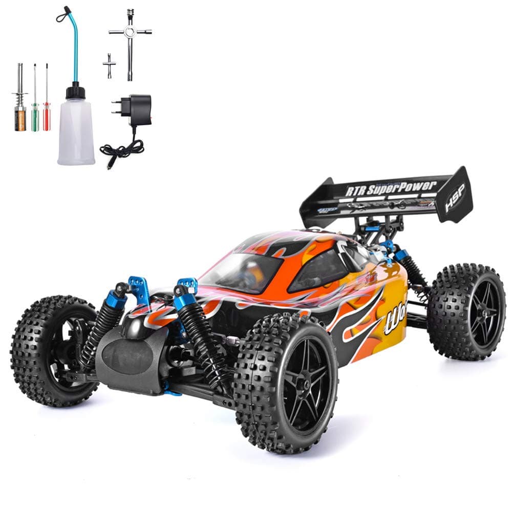 HSP RC Car 1:10 4wd Two Speed Off Road Buggy Nitro Gas Power High Speed Hobby Remote Control Car