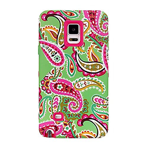 Note 4 Case, CAISEDO(TM) Galaxy Note 4 Case Cover - Paisley Flowers Painting Pattern Shock Absorption / High Impact Resistant Full Body Hybrid Armor Protection Defender Case Cover for Samsung Galaxy Note 4,with Screen Protectors+Stylus (Black)+Cleaning Cloth[C053B1]Rose