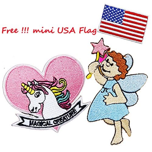 Unicorn Angel Magic Creature Pink Magic Heart Patch