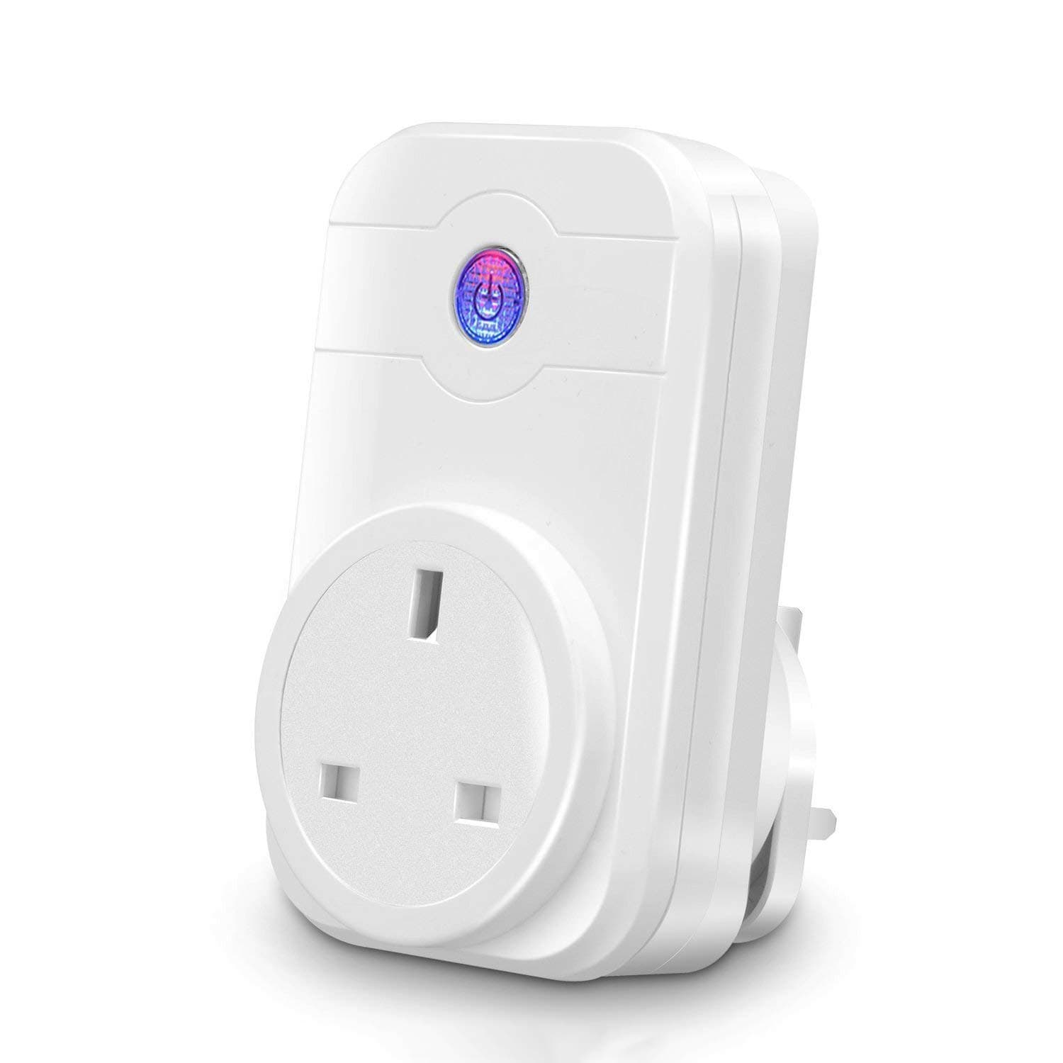 YTE Wifi Smart Plug, Work With Alexa Google Assistant, Wireless Socket Outlet,No Hub Required, Remote Control Plug Timer by Smart Phone From Anywhere(1 Pack)