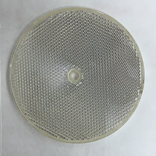 QUALITY 3.5“ ROUND REFLECTOR | SILVER MIRROR | FLAT | PLASTIC | SURFACE MOUNT FOR TRUCK | RV | BIKE | PARKING | ROAD MARKING | TRAFFIC | VEHICLE | POLARIZED RETRO-REFLECTIVE | HIGH LUMINANCE FACTOR 3000 X