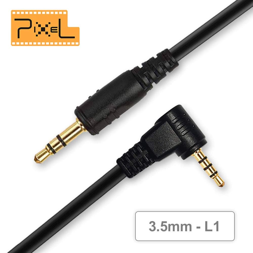 Pixel Camera Shutter Connecting Cable 3.5mm-L1 Camera Connecting Cord Plug Compatible for Panasonic Leica Cameras with Pixel Shutter Remote Control TW-283 Series