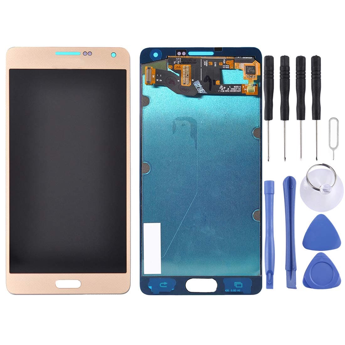 N/A Touch screen LCD Display + Touch Panel for Galaxy A7 / A7000 / A7009 / A700F / A700FD / A700FQ / A700H / A700K / A700L / A700S / A700X(Black) (Color : Gold)