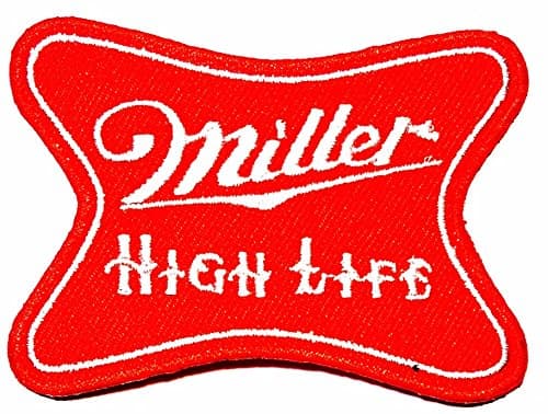 Miller 2.99'' x 2.2'' inches patch Jacket T- shirt Patch Sew Iron on Embroidered Badge Sign Costum