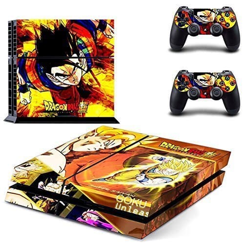 PS4 Designer Skin Game Console System p 2 Controller Decal Vinyl Covers Stickers f Sony PlayStation 4 - Dragon Ball Z Battle Super Saiyan 5 God Ultimate Son Goku Gohan DBZ Heroes