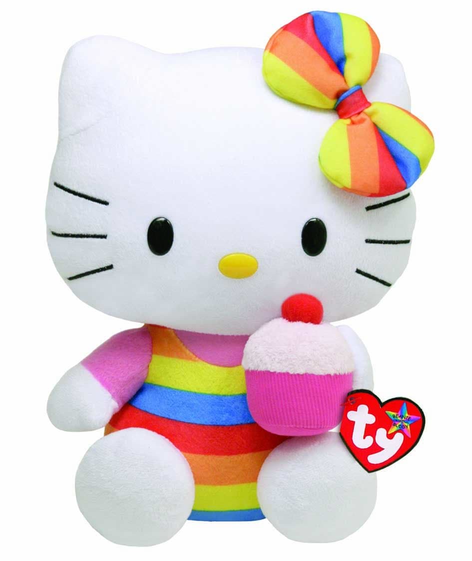 Ty Beanie Buddy HELLO KITTY - Cupcake (Medium)