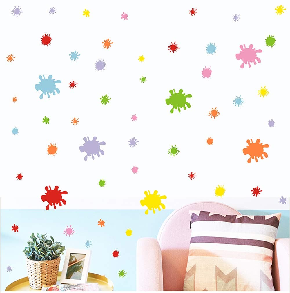 Easma Inspirational Quotes Wall Decals (Splatter Decals)