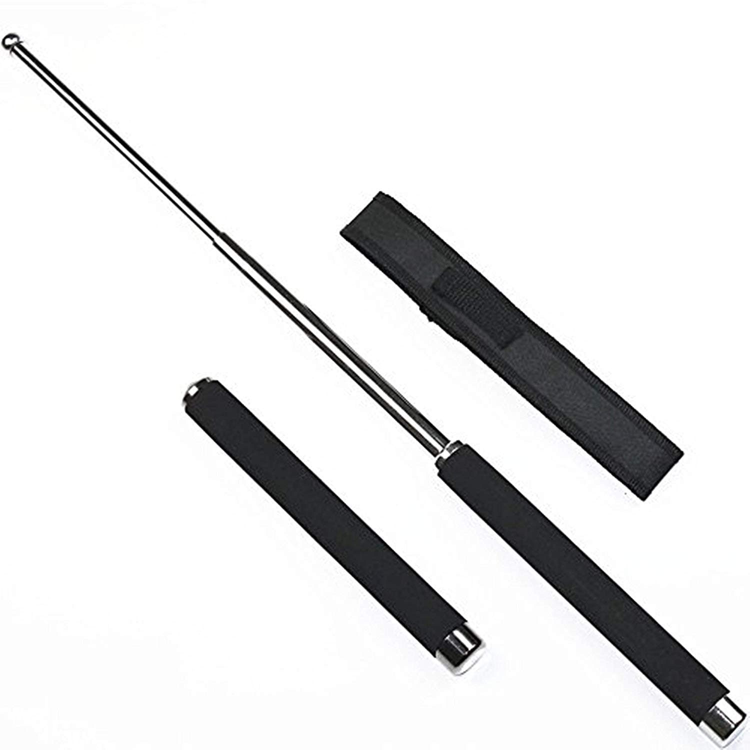 RR Trading Multi-Function Collapsible Walking Hiking Emergency Self Defense Tool Extended for Men and Women