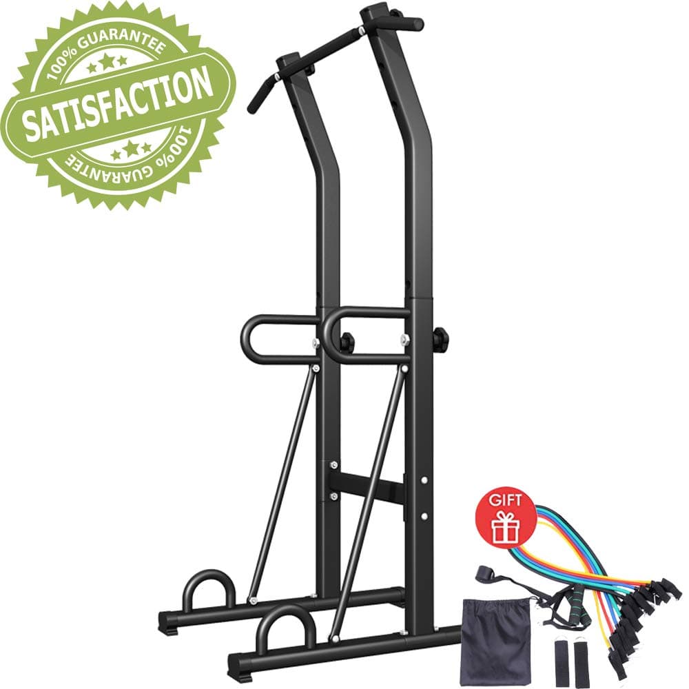CuiCui 4 in 1 Multi-Function Gym Body Workout Exercise Strength Fitness Equipment Double-Bar Indoor Pull Up Horizontal Bar Power Tower