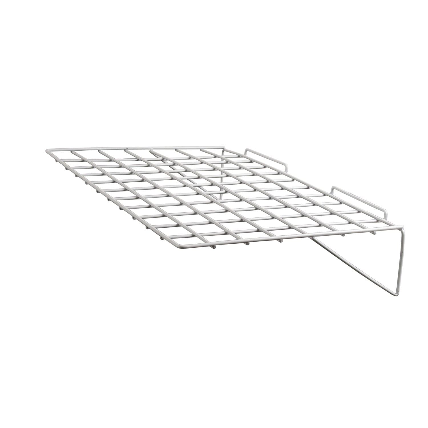 Econoco Straight Shelf, 24" Width x 14" Depth, White (Pack of 6)