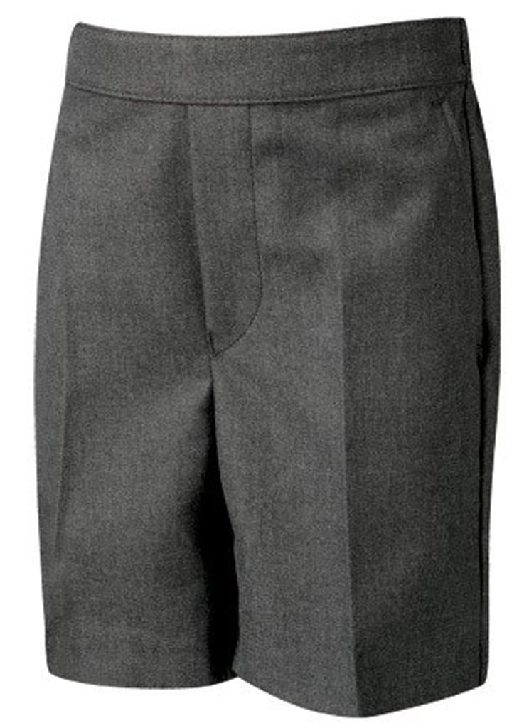 School Uniform Childrens Half Elasticated Flat Front Pull Up Shorts Schoolgear