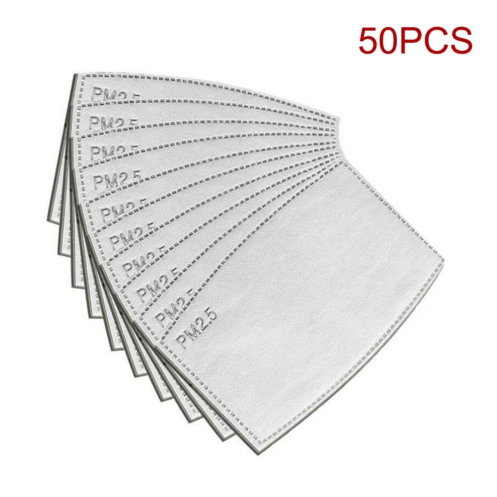 PerGrate PM2.5 Protective Filter 5 Layers Replaceable Anti Haze Filters, 10PCS, 30PCS and 50pcs