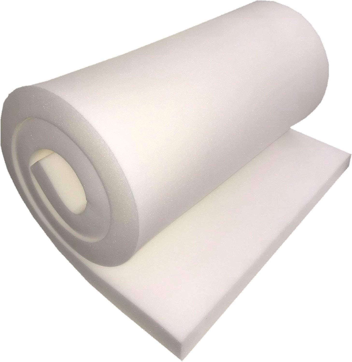 FoamTouch High Density 6'' Thickness x 26'' Width x 75'' Length Custom Cut Upholstery Foam