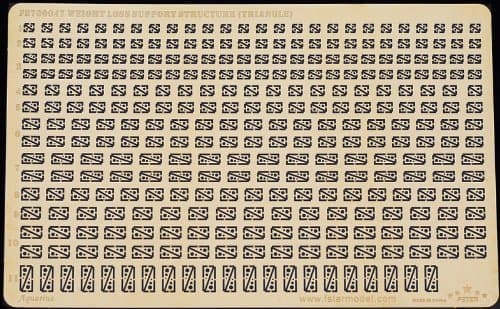 1/700 structure (triangle plate)