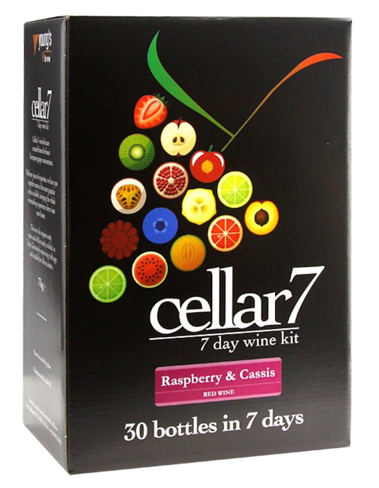 Cellar7 - 30 Bottle Wine Kit - Raspberry And Cassis