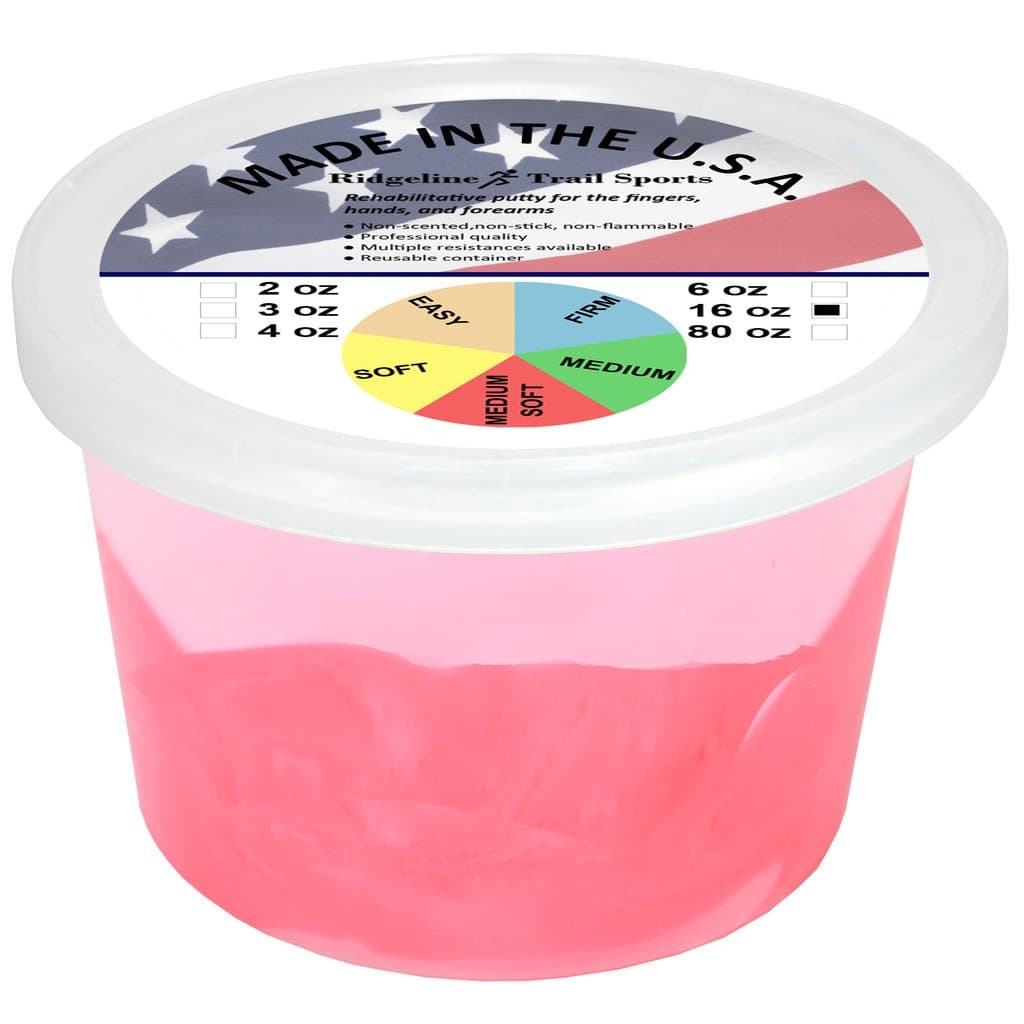 16 oz Hand Therapy Putty, Red - Medium Soft