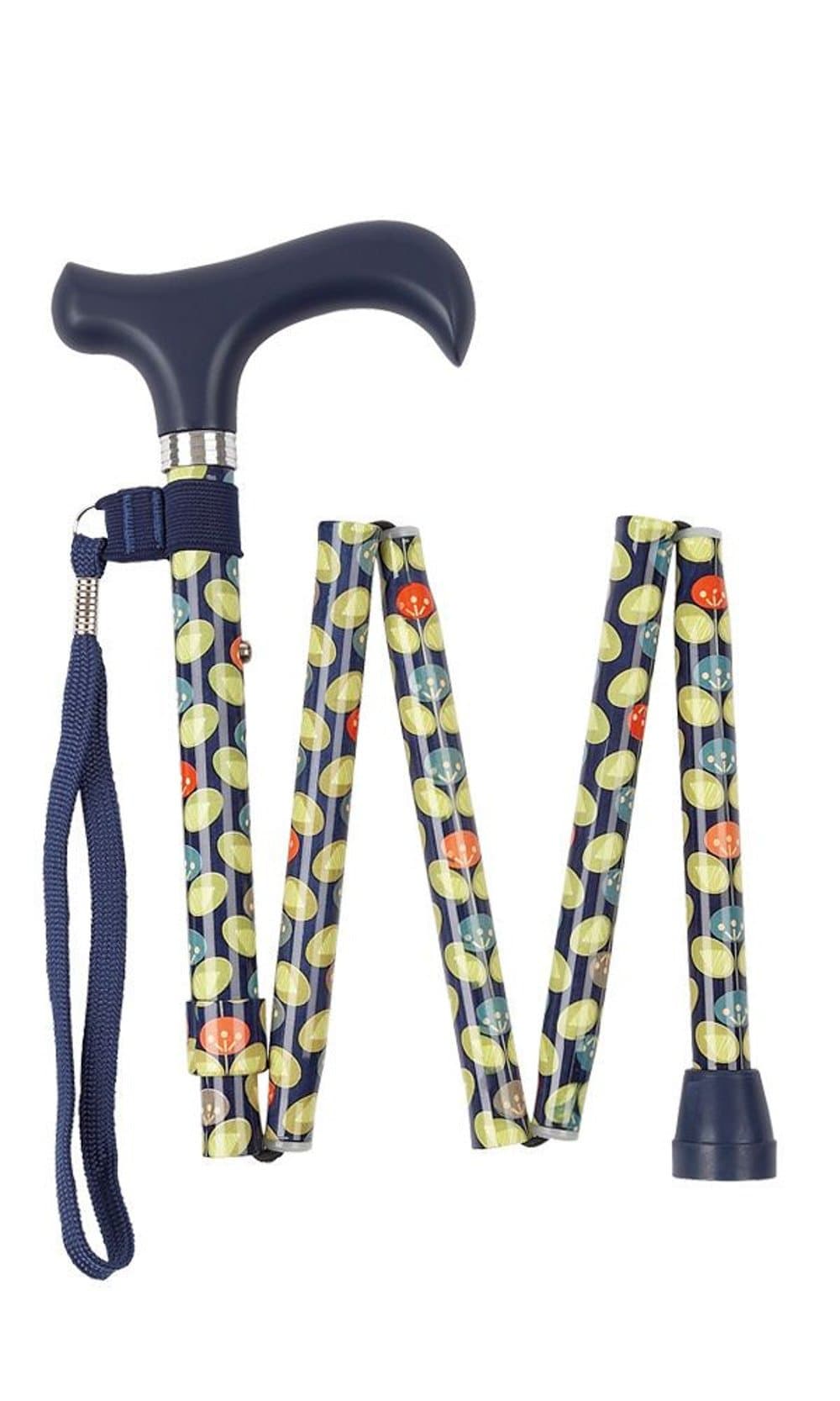 Oval Leaf Handbag Folding Cane