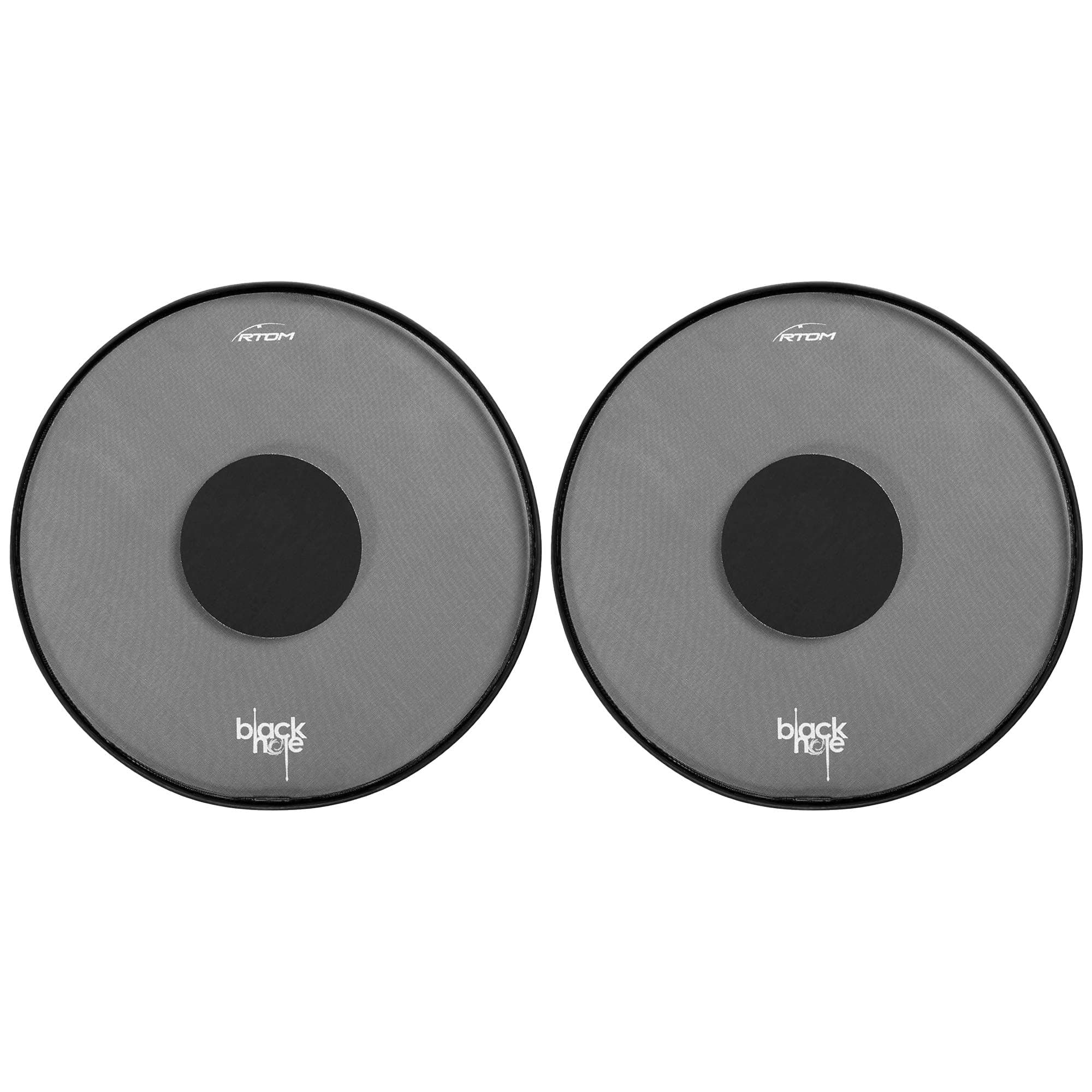 RTOM Black Hole Practice Pad 12" 2 Pack Bundle