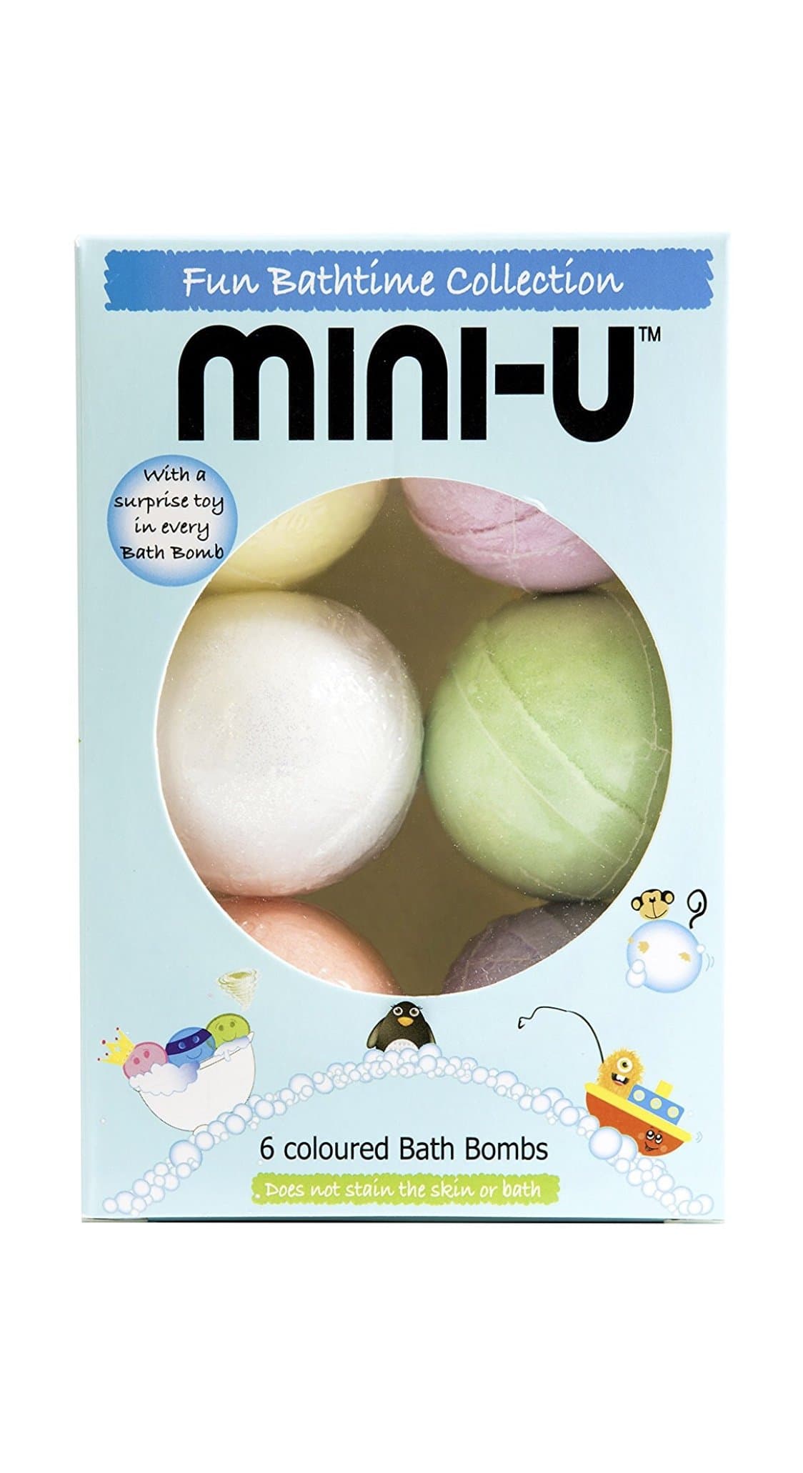 Mini-U bath bombs