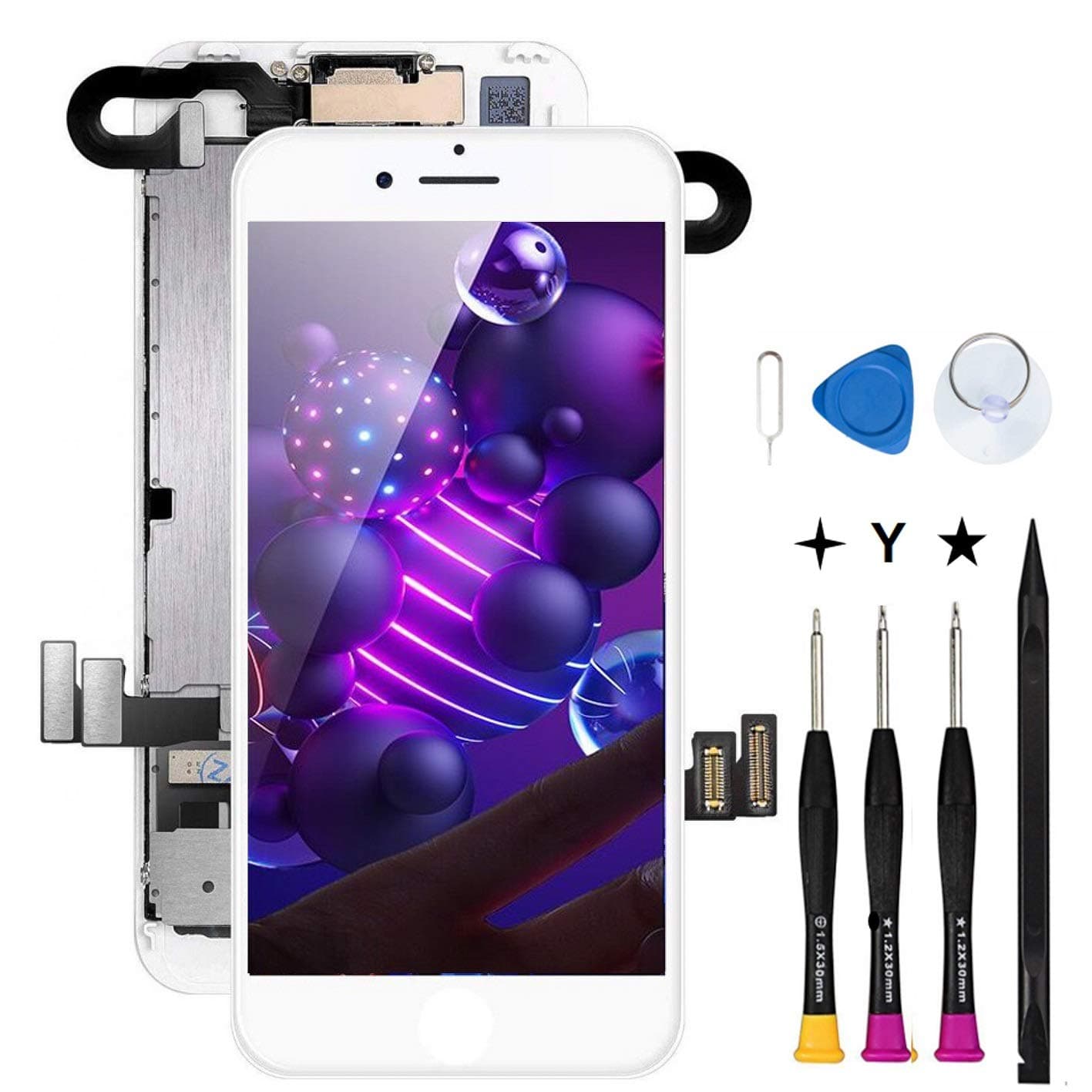 COASD Compatible with iPhone 11 Pro MAX Screen Replacement Kit LCD digitizer Screen Assembly 6.5 Inch 3D Touch Face ID Repair Tools Adhesive Strips Screen Protector A2161, A2220, A2218