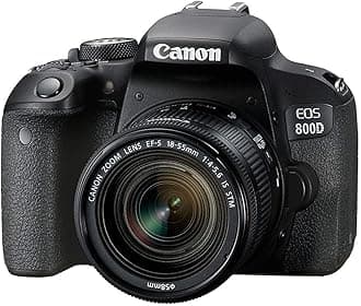 Canon EOS 800D 24.2MP Digital SLR Camera + EF-S 18-55 mm is STM Lens