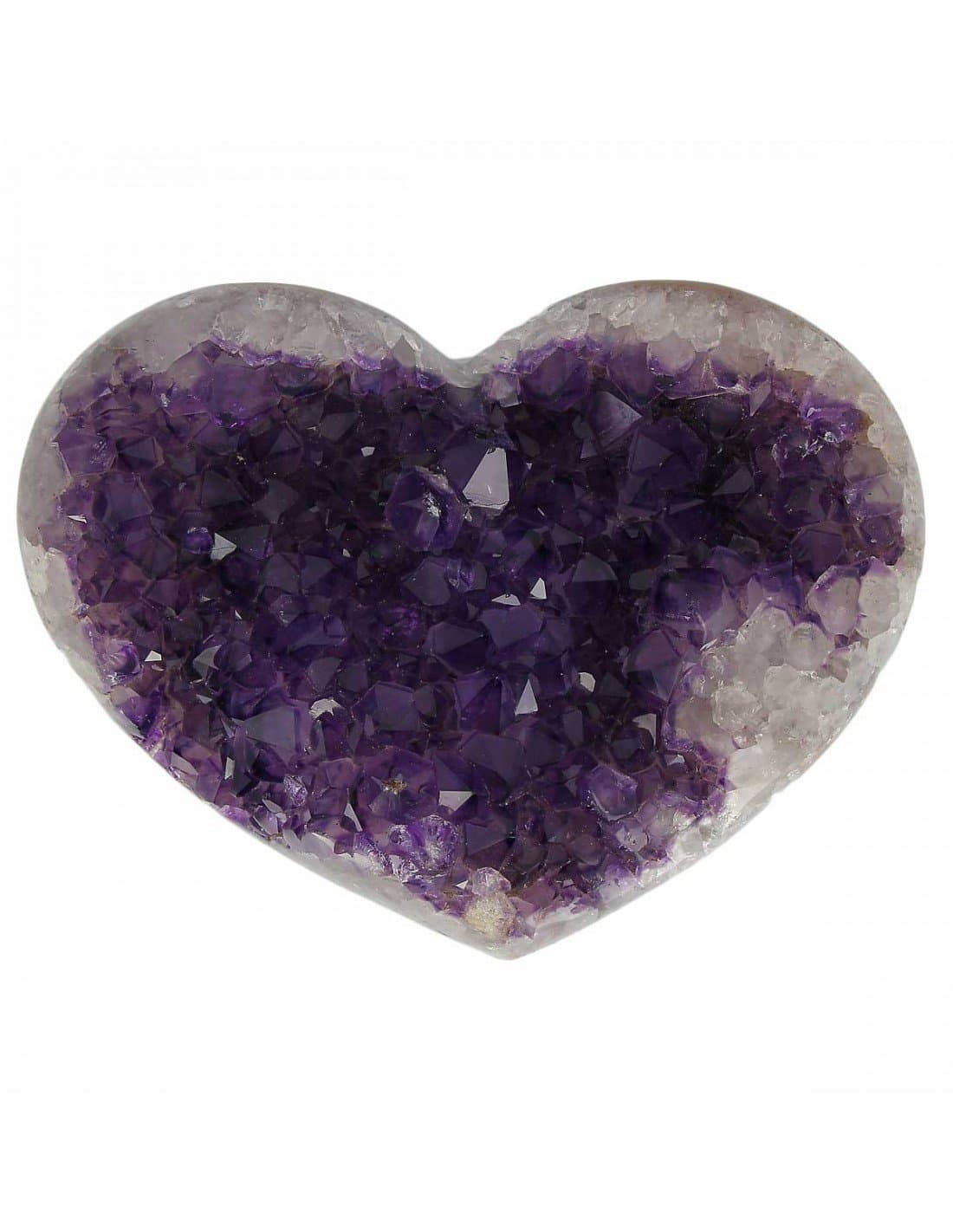 Geode Amethyst Heart