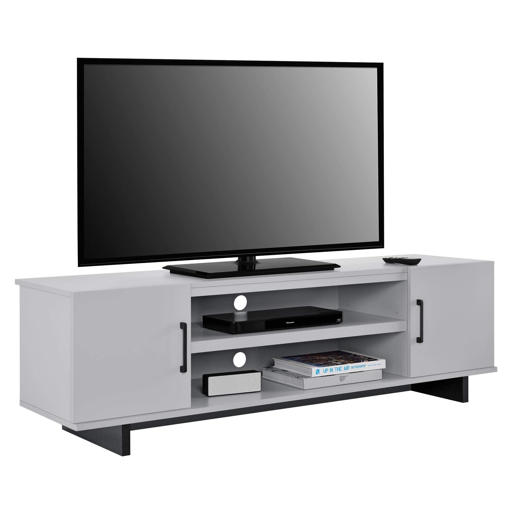 Ameriwood Home 1868412COM Southlander TV Stand, Dove Gray
