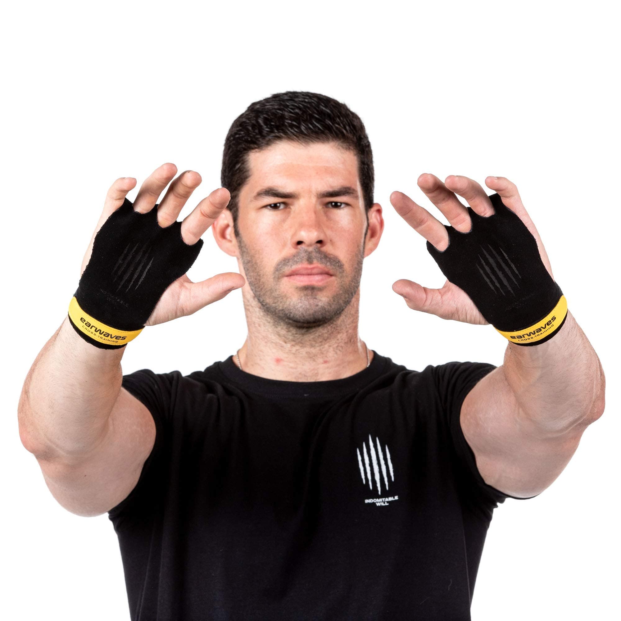 Earwaves ® Slim Grips 3 H - Basic Ultra-thin 1mm Leather Gymnastics Grips for Men and Women. Hand Grips for pull ups, muscle ups, rings, bars, etc.