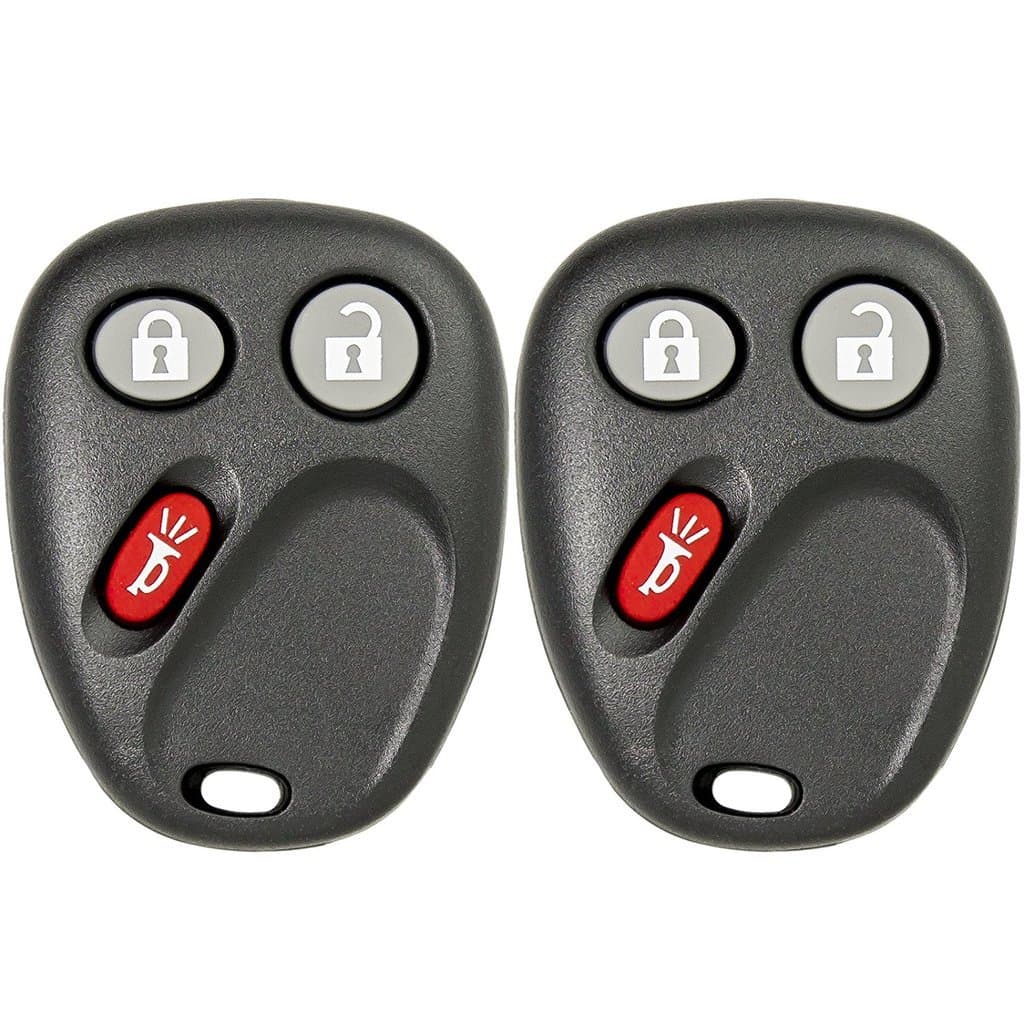 Mushan 2 Keyless Entry Remote Control Car Key Replacement Fits for 2003-2006 Chevrolet Silverado Equinos Suburban,2003-2006 Cadillac Escalade,2003-2006 GMC Yukon