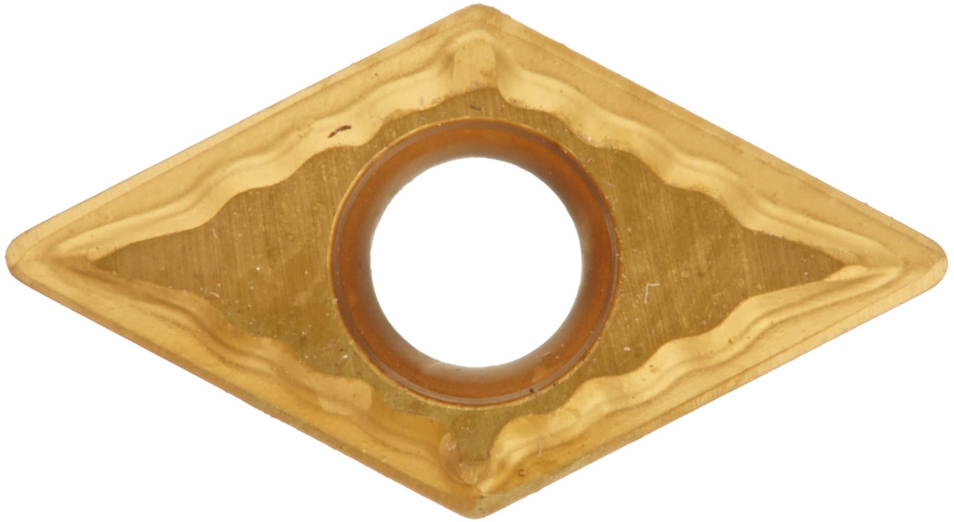 Cobra Carbide 40444 Solid Carbide Turning Insert, CM14 Grade, Multilayer Coated, DCMT Style, cm Chipbreaker, DCMT 21.51, 3/32" Thick, 1/64" Radius (Pack of 10)