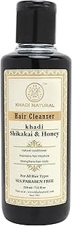 Khadi Herbal Shikakai & Honey Conditioning Shampoo 8 fl.oz. / 210ml (SLS & PARABEN FREE)